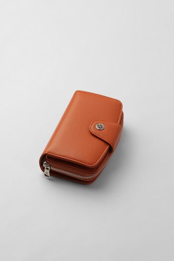 CENGİZ PAKEL Medium Size Snap Detailed Women's Wallet/Portfolio - 65300 - Tile