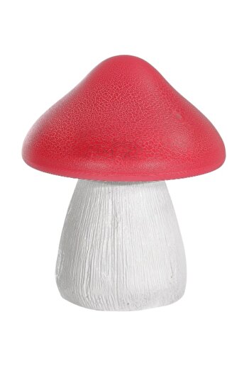 TOPI TOY Solar lamp, mushroom, for garden or terrace decoration, colored light, height 14.5 cm