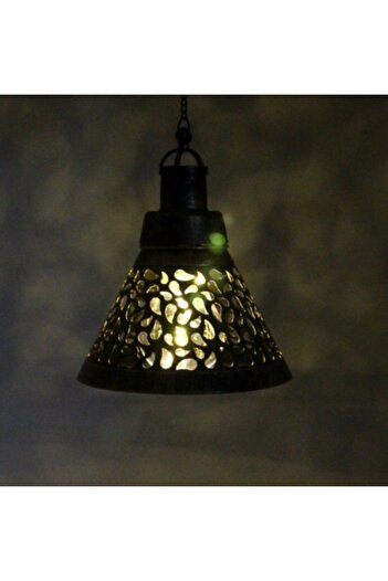 TOPI TOY Hanging solar lamp, warm white light, oriental design, diameter 16.5 cm