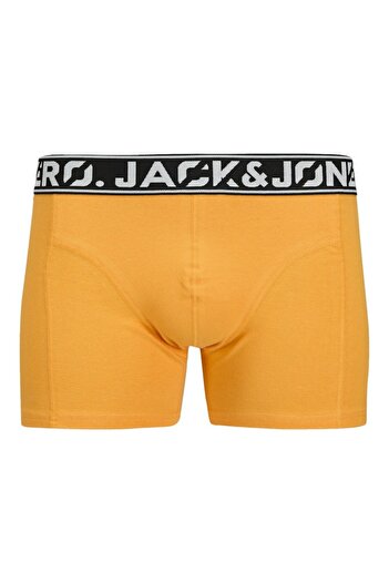 Jack & Jones Men's Black Jacnine.Zero Solid Trunks 12 Pack Ln Boxer 12277575-Black