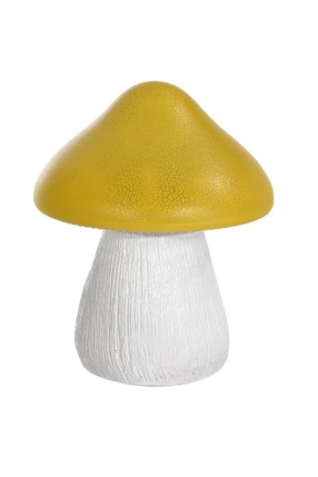 TOPI TOY Solar lamp, mushroom, for garden or terrace decoration, multicolor light, height 14.5 cm