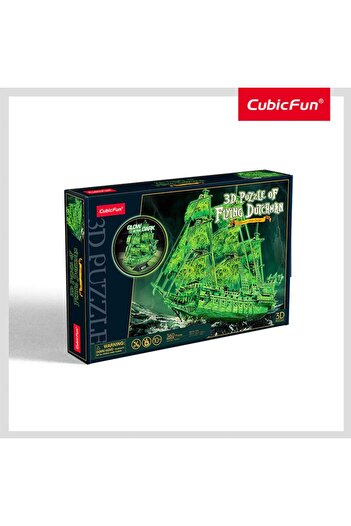 Cubic Fun 3D Glow In The Dark Puzzle Flying Dutchman 360 pieces