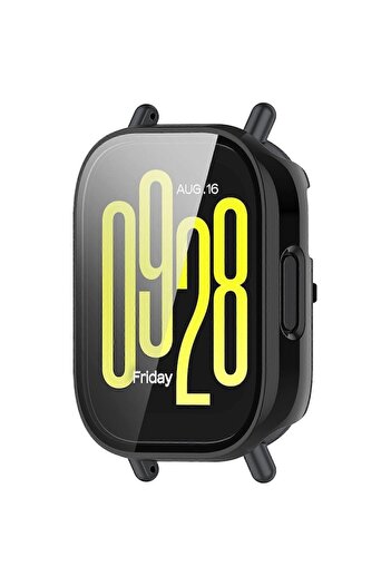 Danex Protective Case for Xiaomi Redmi Watch 5 Active + Screen Protector, D87, Lexgard, Deep Dark