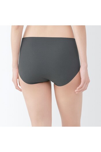 Muji Complete Seamless Cotton High-rise Shorts