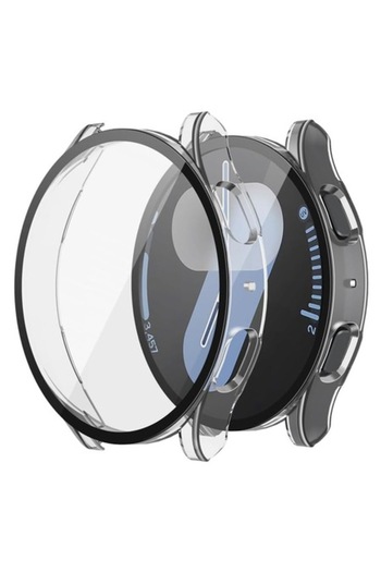 Danex Protective Case for Samsung Galaxy Watch7 44mm + Screen Protector, T55, Lexgard, Transparent