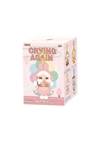 Pop Mart 100% Authentic CryBaby Crying Again Series-Vinyl Face Plush (Single Blind Box)