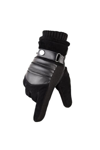 Stef's Cat - Men's Gloves, Universal Size, Polyurethane, Gray