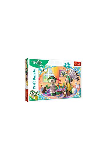 Trefl PUZZLE 24 MAXI TREFLIK FAMILIA FERICITA