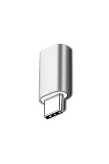 Stef's Cat Adaptor Lightning (female) to Type-C (male) 2.8 cm Silver