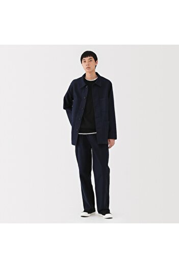 Muji Kapok Blended Moleskin Work Pants