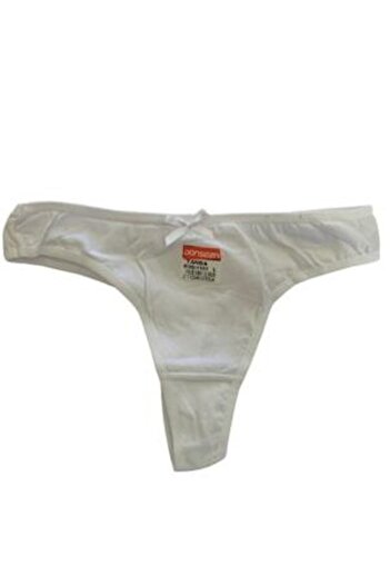 don & seza Chiloti tanga dama bumbac albi, marimea L Donseza