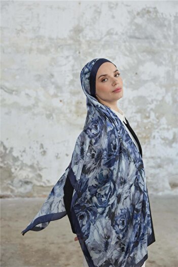 İpekhan Jardin Secret Collection Indian Silk Shawl 5013-14