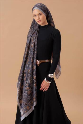 İpekhan Jardin Secret Collection Indian Silk Shawl 5011-07