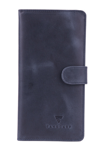 TANGCARF Stella Genuine Leather Wallet Large Wallet with Phone Compartment and Card Holder