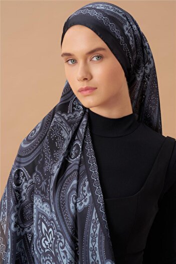 İpekhan Jardin Secret Collection Indian Silk Shawl 5012-07