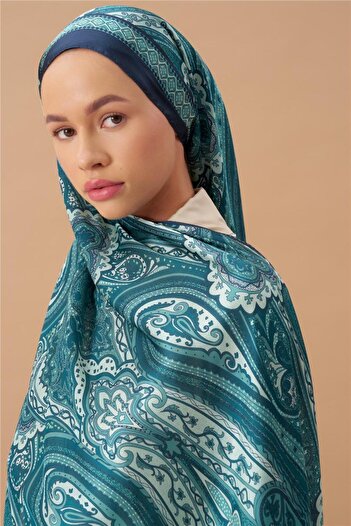 İpekhan Jardin Secret Collection Indian Silk Shawl 5012-06