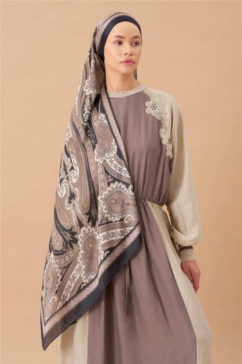 İpekhan Jardin Secret Collection Indian Silk Shawl 5012-02