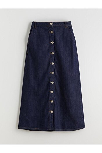LC Waikiki Standard Fit A-Line Jean Skirt (W5)