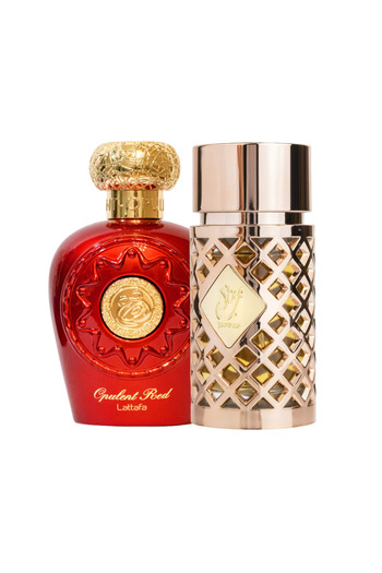 lattafa Set Opulent Red + Jazzab Gold
