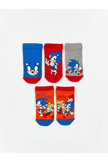 LC Waikiki Sonic Patterned Boy's Booties Socks