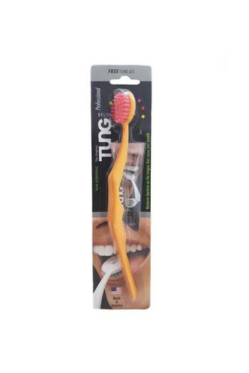 Tung Original Tongue Brush Pink and Orange