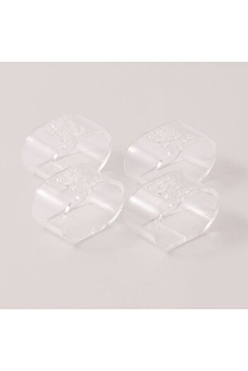 LA MESA 4pcs acrylic napkin ring 4.5*4.5cm
