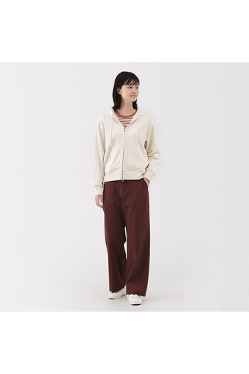 Muji French Terry Sweat Zip Up Hoody