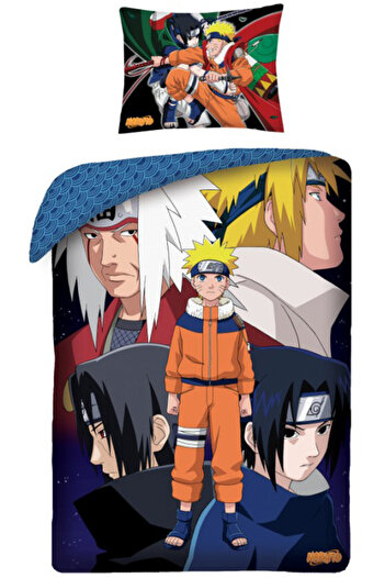 NARUTO Bed cover 140×200cm, 70×90 cm