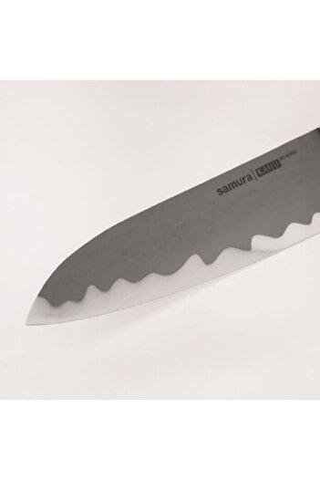 Samura stainless steel santoku knife 7.1'',180mm in brown