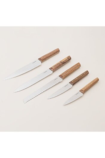 Alberto 7Pcs Wooden Knife Block Set
