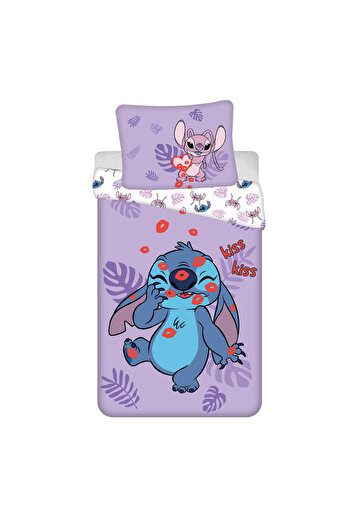 Stitch Disney Lilo and Kiss bed linen 140×200cm, 70×90 cm