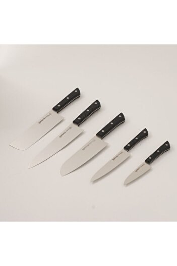 Samura set of 5 knives stainless steel, black