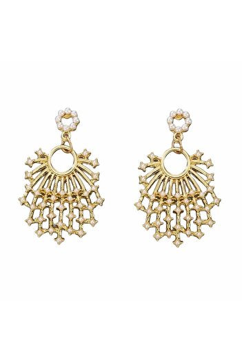 Pursehuit Gold earrings, with pearls, Olaug C8