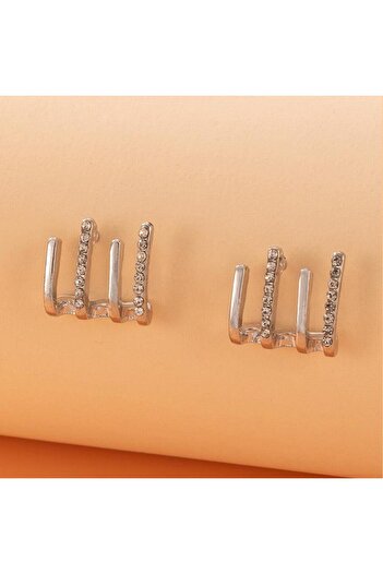 Pursehuit Silver earrings with stones, Amira C8