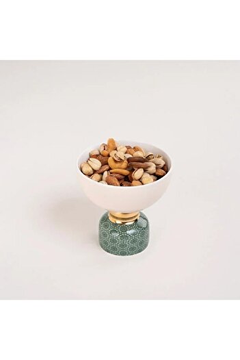Dallaty white & green nut bowl 17.5*16.5*14.2 cm