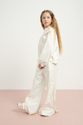 HAUSEkids 9-15 Years Old Sora Calm Girl's Suit-Ecru