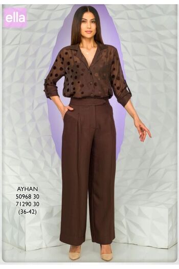 AYHAN Polka Dot Patterned Shirt