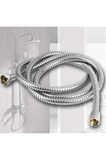KANA Chrome Shawer Hose 2m