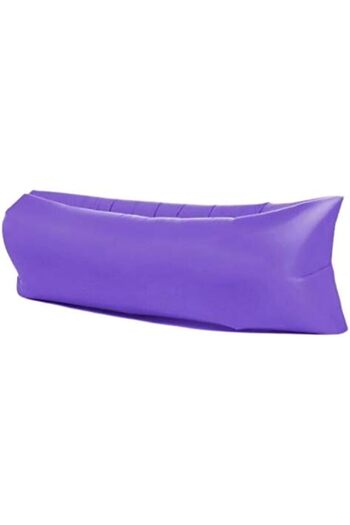 Lazy bag Comfort Bed for Camping Trips by Lazy Bag, Purple, AL074