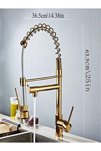 A.E Honoen Luxury Single Hole Pull Out Spring Sprayer, Rust-Proof, Scratch-Resistant, Easy to Clean And