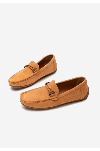 B T Shoes Camelové pánske mokasíny Braci