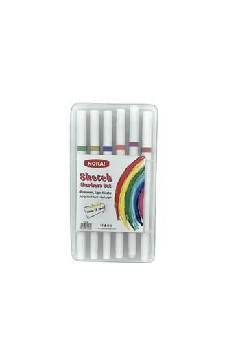 GENERAL Nora Sketch Markers, Set of 12 Pens, Mixed Colors, Blendable