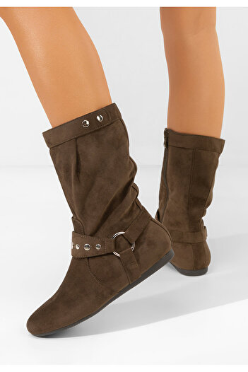 B T Shoes Cizme dama Dakisa kaki