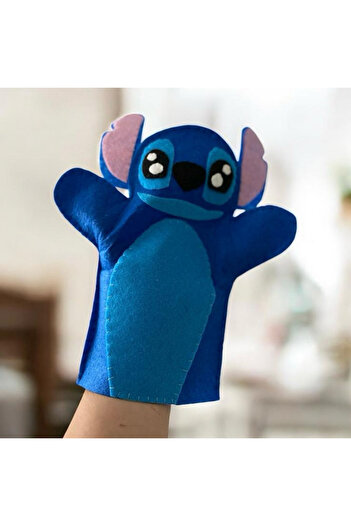 ÇERÇİ MELEK Hand Puppet with Stitch Figure (Handmade.)