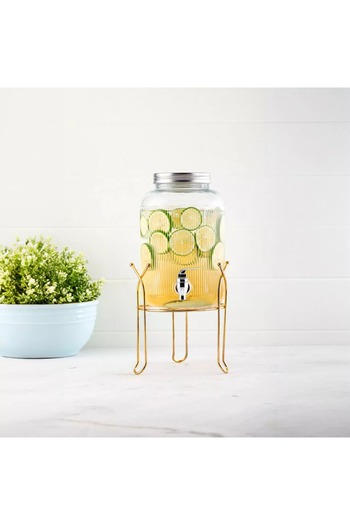 Generic Glass Beverage Dispenser - 4 L