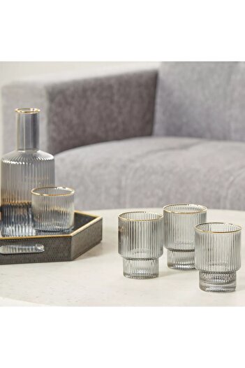 Generic Reine 5-Piece Optic Decanter Set