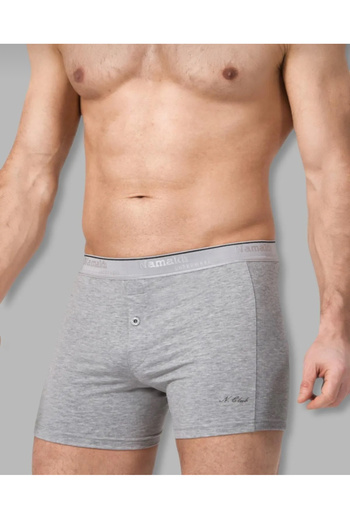 Namaldı Cotton Elestan Buttoned Men's Lycra Boxer 6 Pieces
