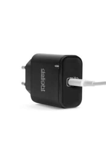 DELIGHT Adaptor – Type-C – fast charger, PD20W – black