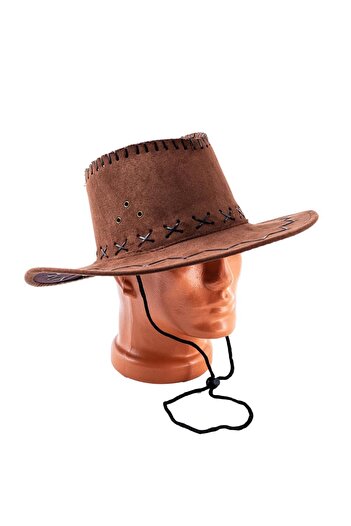 SAVEX Cowboy Hat - Fedora - Light Brown - Hg-200