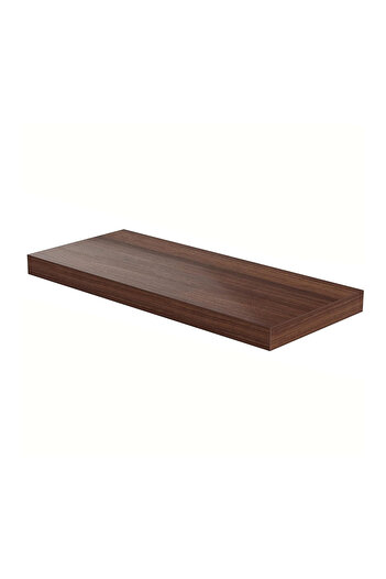AsolBD Decorative Floating Wall Mounted Shelves with Stylish Invisible Brackets Modern Faux Wood Storage